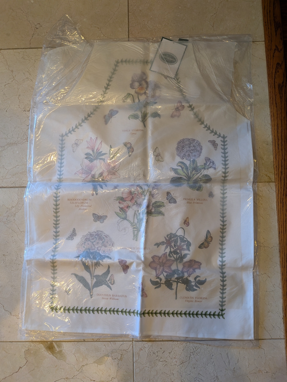 Portmeirion Green PVC Apron - Brand New!!